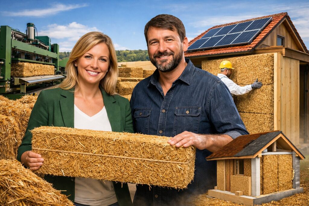 Évente 2 millió tonna szalma megy veszendőbe – most házakat szigetelhet vele az új technológia
